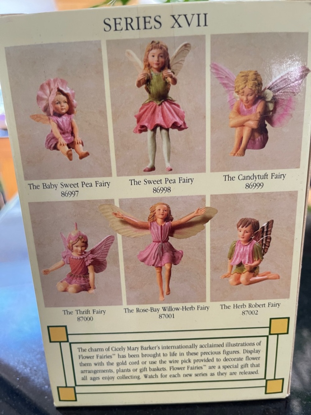 Flower Fairies Series XVII Pink Fairy Figurine - Picture 3 of 3